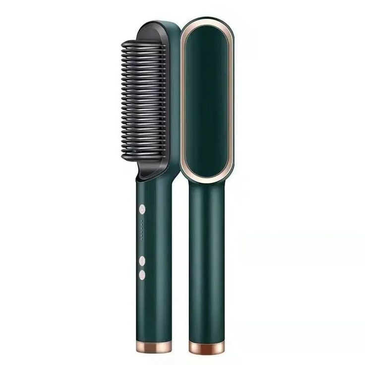 Hair Straightener And Curler Brush